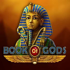 Logo of Book of Gods from BF Games at LolaJack Casino