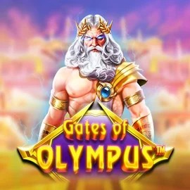 Gates of Olympus slot logo by Pragmatic Play at LolaJack CasinoGates of Olympus