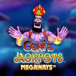 Logo of Genie Jackpots Megaways from Blueprint Gaming at LolaJack Casino