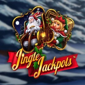 Jingle Jackpots slot logo by Dragon Gaming at LolaJack CasinoJingle Jackpots