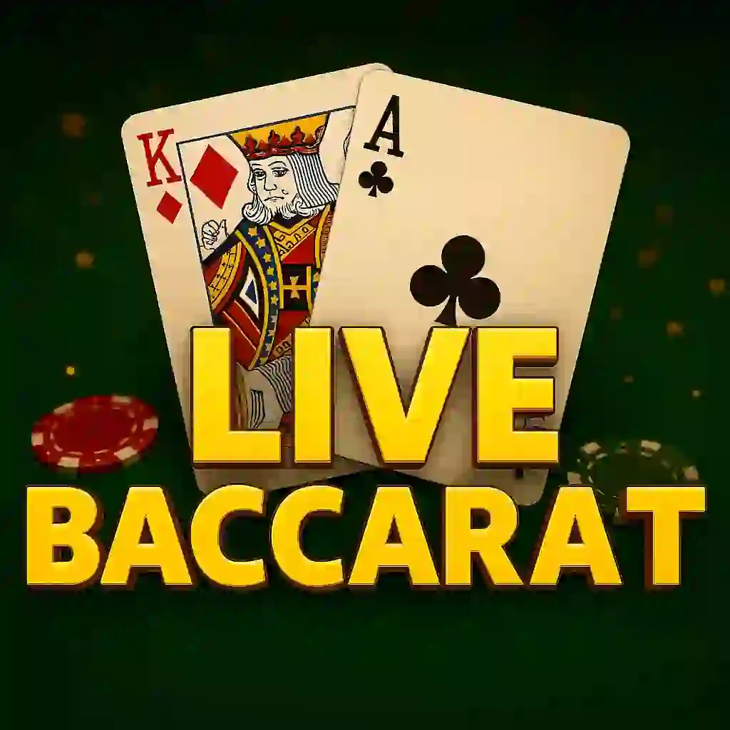 Live Baccarat logo by Evolution LolaJack Casino