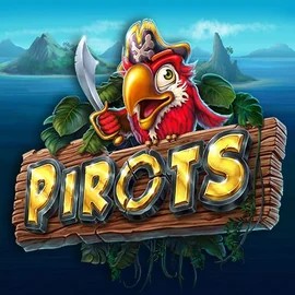 Pirots slot logo by ELK Studios at LolaJack CasinoPirots