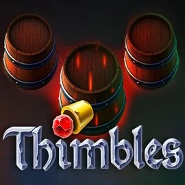 Thimbles slot logo by Evoplay at LolaJack CasinoThimbles